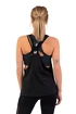 Damestop Nebbia  Sleeveless Loose Cross Back Tank Top "Feeling Good" Black