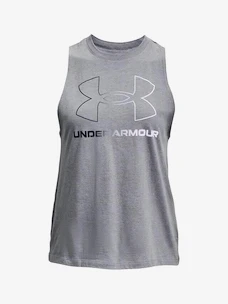 Damestop Under Armour  Live Sportstyle Graphic Tank Steel Medium Heather Gray S