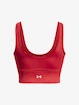 Damestop Under Armour  Meridian Fitted Crop Tank-RED