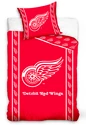 Dekbedovertrek Official Merchandise NHL-beddengoed NHL Detroit Red Wings Stripes