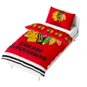 Dekbedovertrek Official Merchandise  NHL Chicago Blackhawks 140x200/70x90 cm