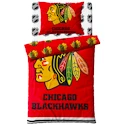 Dekbedovertrek Official Merchandise  NHL Chicago Blackhawks 140x200/70x90 cm