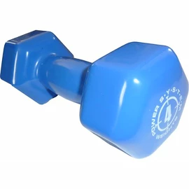 Eénarmige halter Power System Jednoručka Vinyl Dumbell 4 Kg Modrá