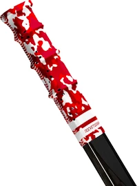 Einddop voor ijshockeystick RocketGrip Hole Camo Grip Red