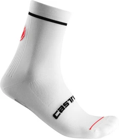 Fietssokken Castelli Entrata 9 Sock White