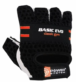 Fitness handschoenen Power System Fitness Rukavice Basic Evo Červené