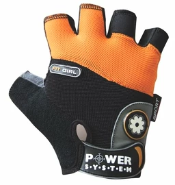 Fitness handschoenen Power System Fitness Rukavice Fit Girl Oranžové