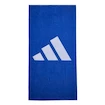 Handdoek adidas  3Bar Towel Large Royal Blue