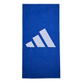 Handdoek adidas 3Bar Towel Large Royal Blue