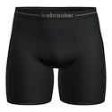 Heren boxershort Icebreaker Merino Anatomica Long Boxers Black