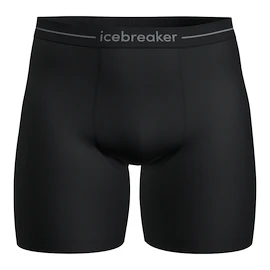 Heren boxershort Icebreaker Merino Anatomica Long Boxers Black