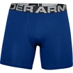 Heren boxershort Under Armour  Charged Cotton 6in 3 Pack-BLU