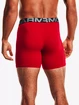 Heren boxershort Under Armour  Charged Cotton 6in 3 Pack-RED