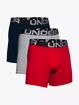 Heren boxershort Under Armour  Charged Cotton 6in 3 Pack-RED