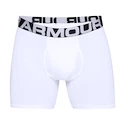 Heren boxershort Under Armour  Charged Cotton 6in 3 Pack-WHT S