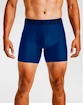 Heren boxershort Under Armour  Tech 6" 2 Pack blue