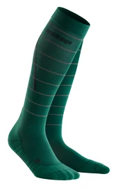 Heren compressiekousen CEP  Reflective Reflective Green