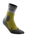 Heren compressiesokken CEP Hiking Light Merino Mid Cut Olive/Grey