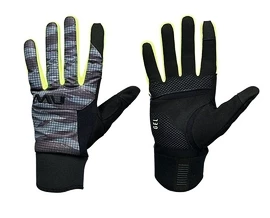 Heren fietshandschoenen NorthWave Fast Gel Glove Anthra/Yellow Fluo