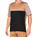 Heren fietsshirt 100%  Airmatic Jersey Caramel/Black L