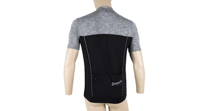 Heren fietsshirt Sensor  Cyklo Motion Grey/Black M