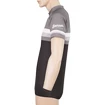 Heren fietsshirt Sensor  Cyklo Summer Stripe Black/Grey