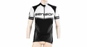 Heren fietsshirt Sensor  Cyklo Team Up Black/White