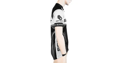 Heren fietsshirt Sensor  Cyklo Team Up Black/White S