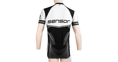 Heren fietsshirt Sensor  Cyklo Team Up Black/White S