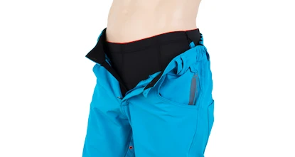 Heren fietsshort Sensor  Cyklo Charger Turquoise M