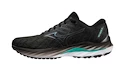 Heren hardloopschoenen Mizuno  Wave Inspire 19 2E Black/Metallic Gray/Biscay Green  UK 14