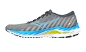 Heren hardloopschoenen Mizuno  Wave Inspire 19 Ghost Gray/Jet Blue/Bolt 2 (Neon)