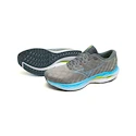 Heren hardloopschoenen Mizuno  Wave Inspire 19 Ghost Gray/Jet Blue/Bolt 2 (Neon)