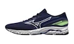 Heren hardloopschoenen Mizuno  Wave Prodigy 5 Blue Depths/White/Techno Green