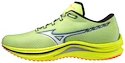 Heren hardloopschoenen Mizuno  Wave Rebellion Neo Lime/White  UK 12