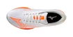 Heren hardloopschoenen Mizuno Wave Rebellion Sonic White/Light Orange/Blue Ashes