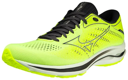 Heren hardloopschoenen Mizuno  Wave Rider 25 Neo Lime/Ebony  UK 11,5