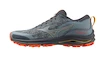 Heren hardloopschoenen Mizuno  Wave Rider Tt Lead/Citrus/Hot Coral  UK 11,5