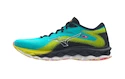 Heren hardloopschoenen Mizuno  Wave Sky 7 Jet Blue/White/Bolt 2 (Neon)  UK 14