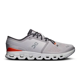 Heren hardloopschoenen On Cloud X 4 Silver/Flame