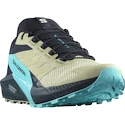 Heren hardloopschoenen Salomon Sense Ride 5 Alfalfa / Carbon / Peacock Blue