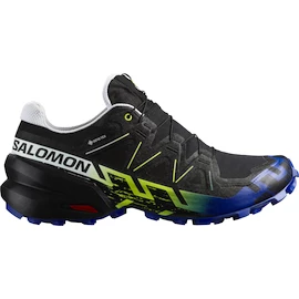 Heren hardloopschoenen Salomon Speedcross 6 Gore-Tex Black/Surf The Web/Safety Yellow