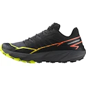 Heren hardloopschoenen Salomon Thundercross  Black / Quiet Shade / Neon Flame