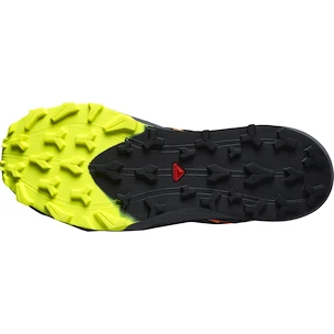 Heren hardloopschoenen Salomon Thundercross  Black / Quiet Shade / Neon Flame