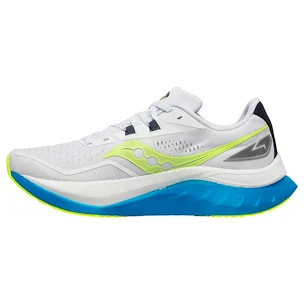 Heren hardloopschoenen Saucony Endorphin Speed 4 White/Viziblue