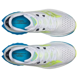 Heren hardloopschoenen Saucony Endorphin Speed 4 White/Viziblue