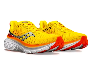 Heren hardloopschoenen Saucony  Gids 17 Pepper/Canary  UK 7,5