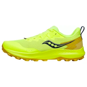 Heren hardloopschoenen Saucony  Peregrine 14 Citron/Oak