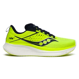 Heren hardloopschoenen Saucony Ride 17 Citron/Navy