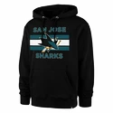 Heren hoodie 47 Brand  NHL San Jose Sharks BURNSIDE Pullover Hood